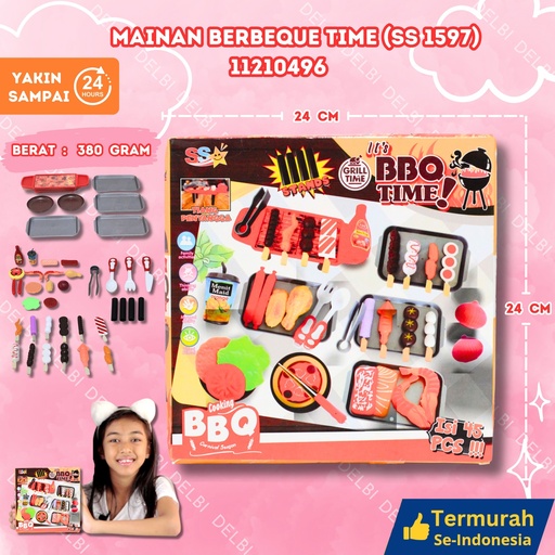 [11210496] (SS 1597) MAINAN BERBEQUE TIME 72PCS BX72