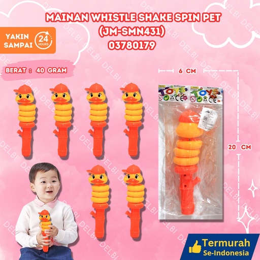 [03780179] (JM-SMN431) MAINAN WHISTLE SHAKE SPIN PET (360PCS (556-84) BX360