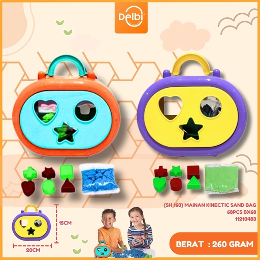 [11210483] (SH 160) MAINAN KINECTIC SAND BAG 68PCS BX68