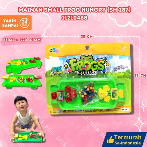 [11210488] (SH 287) MAINAN SMALL FROG HUNGRY 84PCS DUS KODOK PENCET BX84