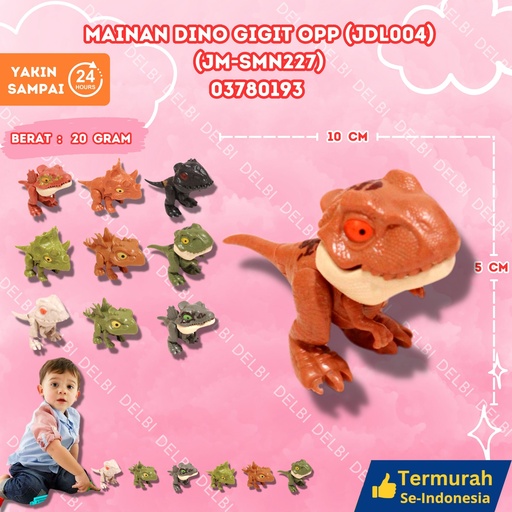 [03780193] (JM-SMN227) MAINAN DINO GIGIT OPP (JDL004) 600PCS BX600