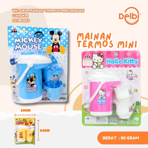 [03780203] WH-091A MAINAN TERMOS MINI DENGAN CANGKIR