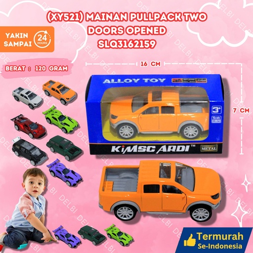 [SLQ3162159] (XY521) MAINAN PULLPACK TWO DOORS OPENED 144PCS BX144