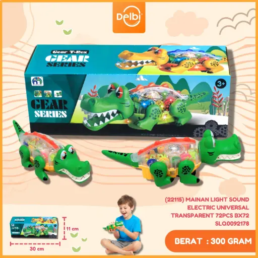 [SLQ0092178] (22115) MAINAN LIGHT SOUND ELECTRIC UNIVERSAL TRANSPARENT 72PCS BX72