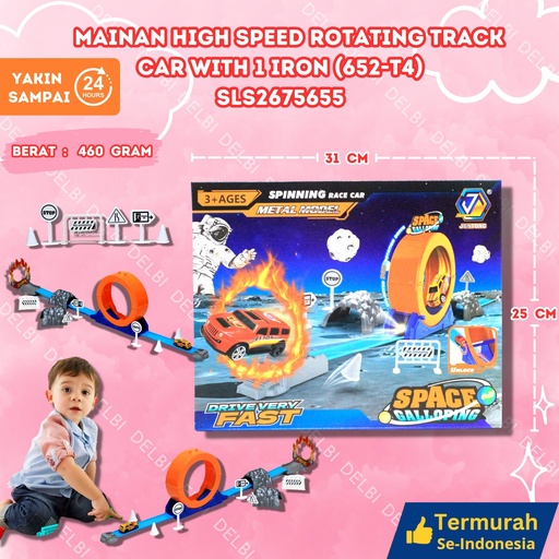 [SLS2675655] (652-T4) HIGH SPEED ROTATING TRACK CAR WITH 1 IRON 40PCS BX40
