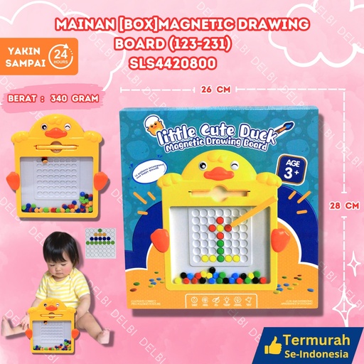 [SLS4420800] (123-231) MAINAN [BOX]MAGNETIC DRAWING BOARD 60PCS BX60