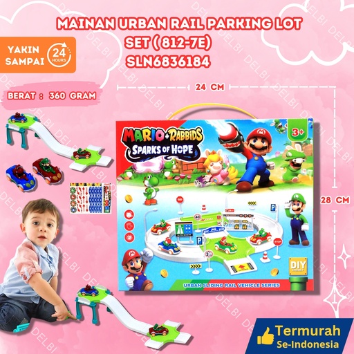 [SLS3274164] (812-7E) MAINAN URBAN RAIL PARKING LOT SET 48PCS BX48