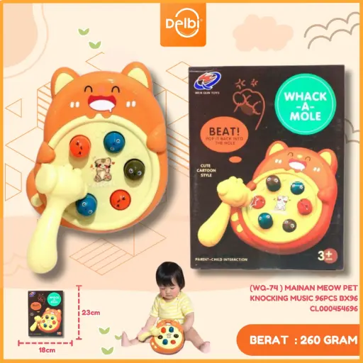 [CL000454696] (WQ-74 ) MAINAN MEOW PET KNOCKING MUSIC 96PCS BX96