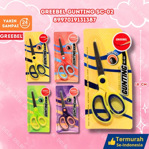 [8997019131387] GREEBEL GUNTING SC-02 SEKOLAH GANTUNG PEMOTONG KERTAS BESAR BX288