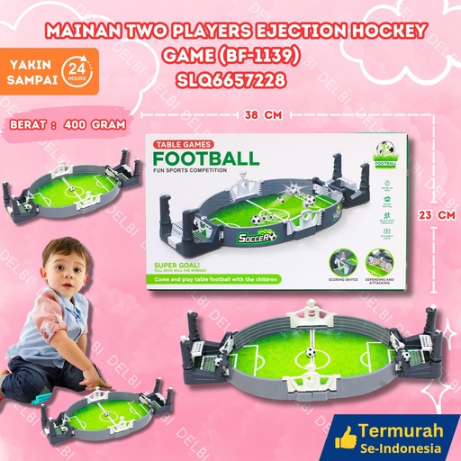 [SLQ6657228] (BF-1139) MAINAN TWO PLAYERS EJECTION HOCKEY GAME 96PCS BOLA ARENA PAPAN BX96
