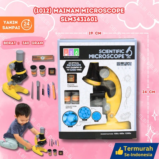 [SLM3431601] (1012) MAINAN MICROSCOPE EDUKASI DUS TEROPONG SAINS BX48