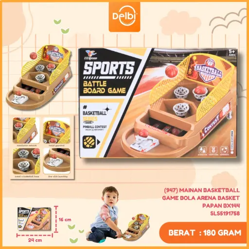 [SLS5191758] (947) MAINAN BASKETBALL GAME BOLA ARENA BASKET PAPAN BX144