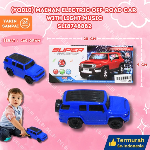 [SLI8748882] (YQ010) MAINAN ELECTRIC OFF-ROAD CAR WITH LIGHT,MUSIC MOBIL LAMPU OFFROAD MUSIK BX192