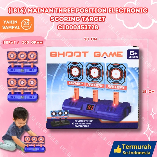 [CL000453728] (1816) MAINAN THREE POSITION ELECTRONIC SCORING TARGET TEMBAK ARENA BX72