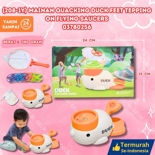 [03780256] (208-1Y) MAINAN QUACKING DUCK FEET TEPPING ON FLYING SAUCERS BEBEK DUS TERBANG BX30
