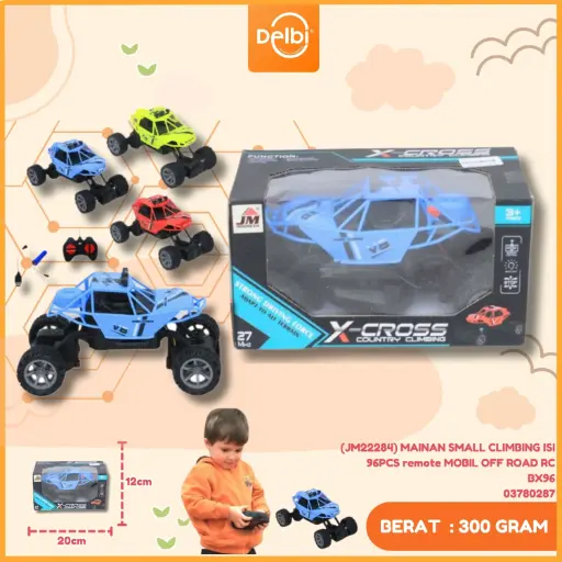 [03780287] (JM22284) MAINAN SMALL CLIMBING ISI 96PCS remote MOBIL OFF ROAD RC BX96
