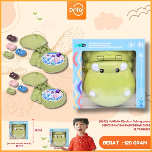 [SLT4545855] (8662) MAINAN Electric fishing game 96PCS PANCING PANCINGAN BX96