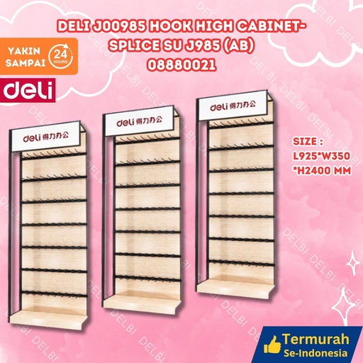 [08880021] DELI J00985 hook high cabinet-splice su (AB) RAK SHELF DISPLAY