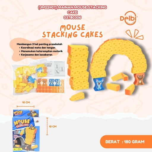 [03780306] (JM22407) MAINAN MOUSE STACKING CAKE BX96