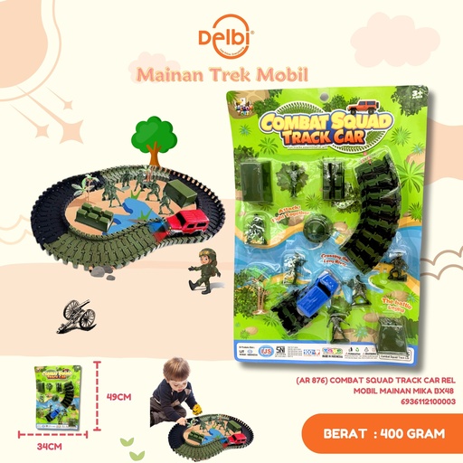 [6936112100003] (AR 876) COMBAT SQUAD TRACK CAR REL MOBIL MAINAN MIKA BX48 