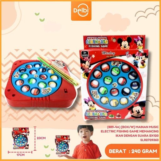 [SLR2709360] (889-4A) [BOX/W] MAINAN MUSIC ELECTRIC FISHING GAME MEMANCING IKAN DENGAN SUARA BX120 