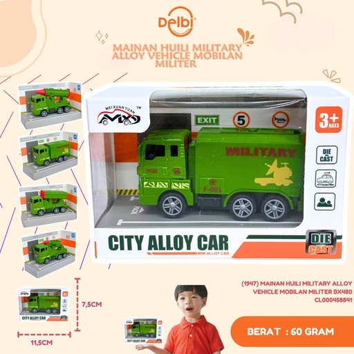 [CL000458841] (1947) MAINAN HUILI MILITARY ALLOY VEHICLE MOBILAN MILITER BX480