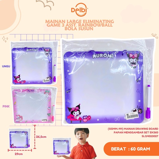 [SLQ4023027] (GGMM-141) MAINAN DRAWING BOARD PAPAN MENGGAMBAR SET BX360