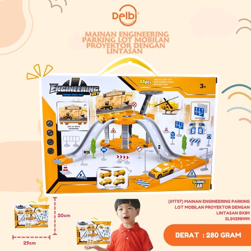 [SLS4398444] (61T57) MAINAN ENGINEERING PARKING LOT MOBILAN PROYEKTOR DENGAN LINTASAN BX84