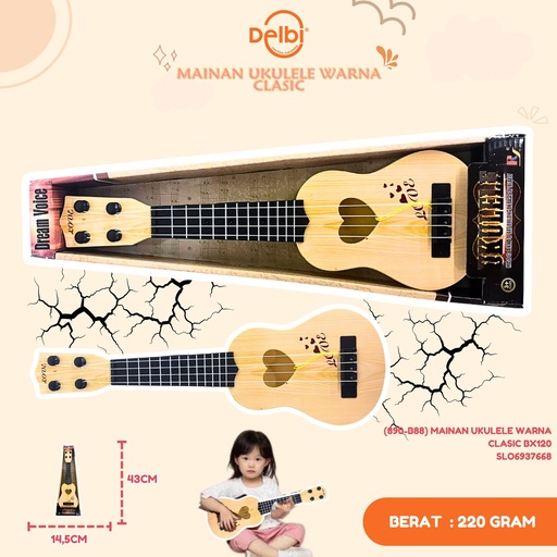 [SLO6937668] (890-B88) MAINAN UKULELE WARNA CLASIC BX120