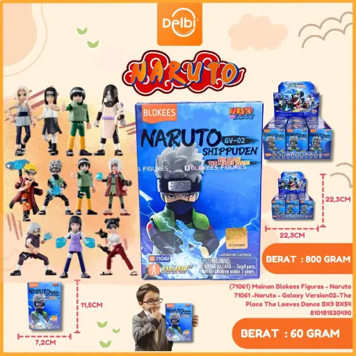 [810181530490] (71061) Mainan Blokees Figures - Naruto 71061 -Naruto - Galaxy Version02-The Place The Leaves Dance BX9 BX54