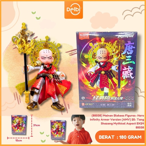 [6972984888421] (85038) Mainan Blokees Figures- Hero Infinity Armor Version (AMV) 25- Tang Shazang Mythical Aspect BX24