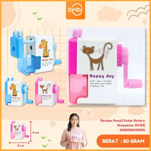 [6936006010002] Rautan Pencil Putar Rotary Sharpener BX192