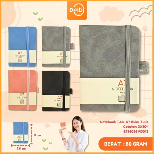 [6936086140013] Notebook TAIL A7 Buku Tulis Catatan BX504